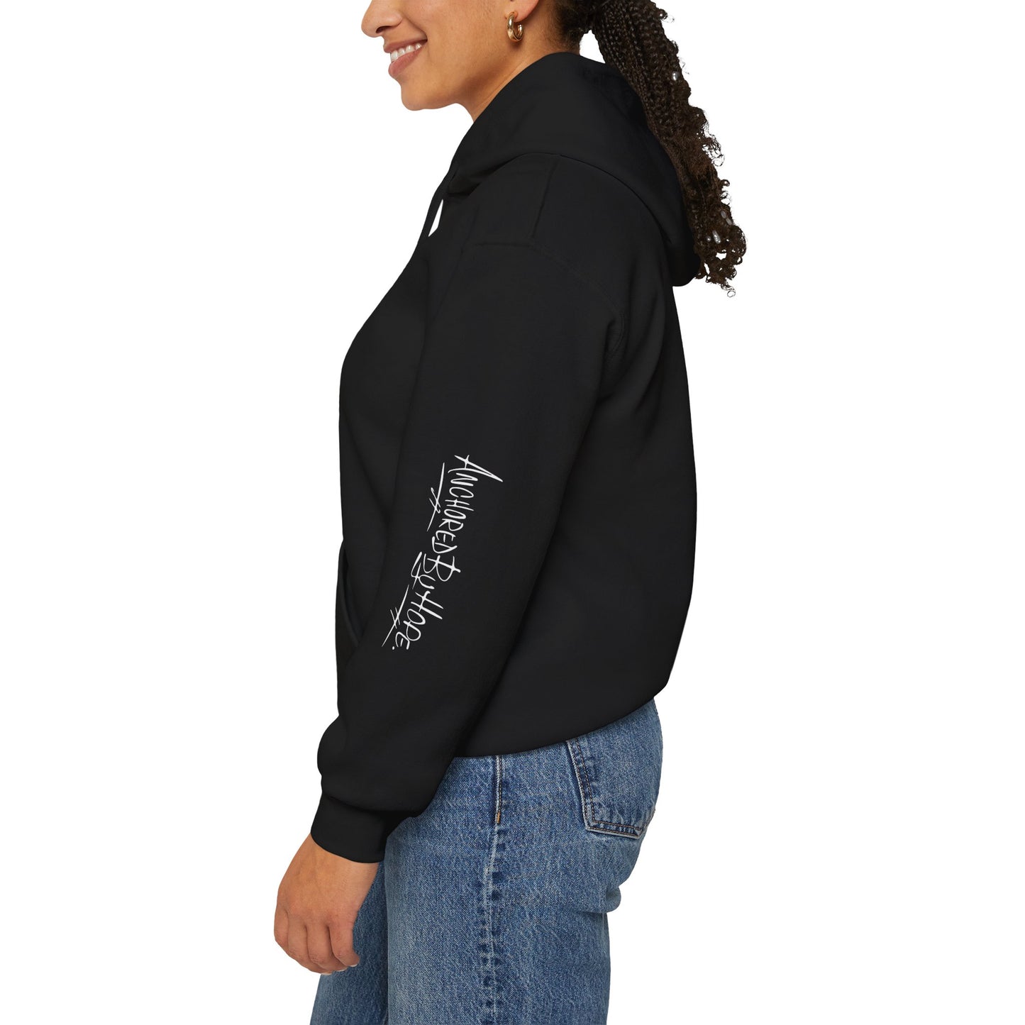 Forever Grateful Unisex Heavy Blend Hooded Sweatshirt - Cozy Streetwear for Mindfulness