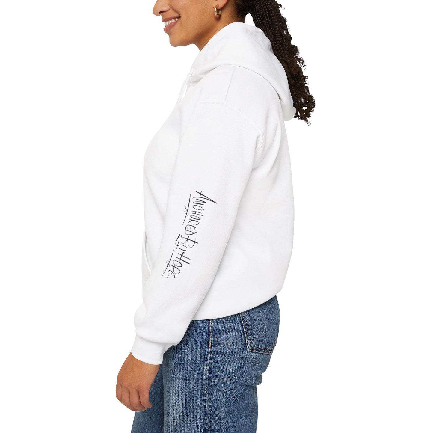 Forever Grateful Unisex Heavy Blend Hooded Sweatshirt - Cozy Streetwear for Mindfulness